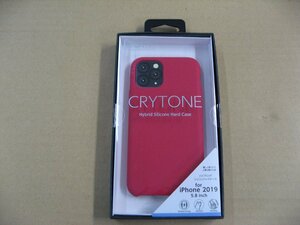 IO DATA(アイオーデータ) iPhone 11 Pro 5.8インチ用 シリコンハードCASE　＜CRYTONE： クレトーン＞ ピンク BKS-IPS19SPN