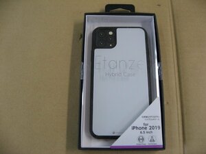 IO DATA(アイオーデータ) iPhone 11 Pro Max 6.5インチ 用 HYBRID CASE Etanze 化学強化ガラス＆TPU複合素材ケース ホワイト BKS-IPE19LMWH