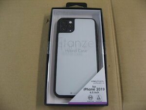 IO DATA(アイオーデータ) iPhone 11 Pro Max 6.5インチ 用 HYBRID CASE Etanze 化学強化ガラス＆TPU複合素材ケース ホワイト BKS-IPE19LMWH