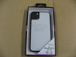 IO DATA(アイオーデータ) iPhone 11 Pro Max 6.5インチ 用 HYBRID CASE Etanze 化学強化ガラス＆TPU複合素材ケース ホワイト BKS-IPE19LMWH