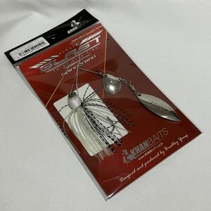 【特価】KHAN BAITS カンベイツ スピナーベイト 1/2oz タンデムウィロー シルバーミノー 韓国 ブラッドリー・ヤン