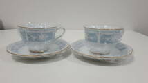 ◎美品 A085B NORITAKE ノリタケ　カップ＆ソーサー　 レースウッド ゴールド　2客セット (同梱OK