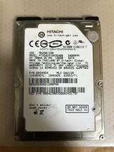 d243★HITACHI 5K250-160 2.5HDD 160GB SATA 中古動作品★_画像2