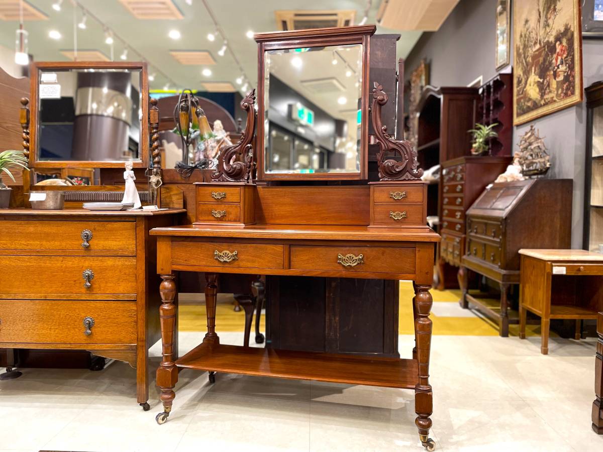 管340☆美品☆フランスミラー☆バーズアイメープル☆ドレッサー☆希少