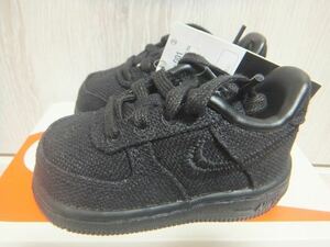 新品 NIKE FORCE1 TD STUSSY 10cm☆ナイキ エアフォース1 ステューシー 黒 BLACK ブラック DC8306-001