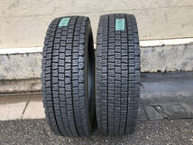 【中古タイヤ A1383】2019年製 8.5分山 ダンロップ 265/60R22.5 143/140J SP081　 2本セット_画像1