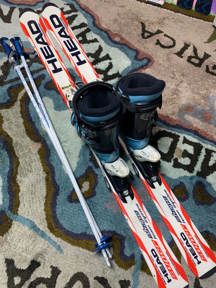 ミッキースキーセット hart 138cm ブーツ25cmストック 105cm www
