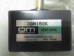 オリエンタルモーター(ORIENTAL MOTOR) ギヤヘッド 3GN150K