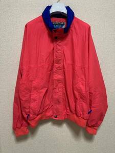 80's90's ヴィンテージ パシフィック トレイル PACIFIC TRAIL ACTIVE ナイロン ジャケット フーディ JKT パーカー赤 M /蛍光