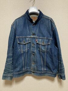 Levi's 70506 デニムジャケット リーバイス リメイク USAヴィンテージ 46 ボタン裏350 赤タブ ハチノス　90's