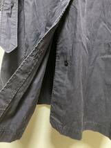 60's70's アメリカ軍 オールウェザーコート トレンチコート ネイビー 60's US Navy Rain Coat LARGE (42-44) ステンシル　ミリタリー_画像9