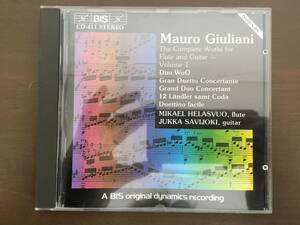 CD/Giuliani : Music for Flute & Guitar, Vol.1　Helasvuo/Savijoki /【J20】 /中古