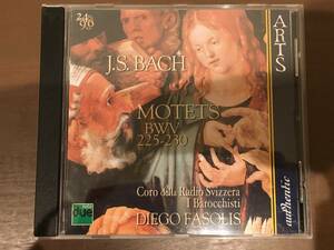 CD/J.S.BACH　6 MOTETTEN MOTETS BWV 225-230　CORO DELLA RADIO SVIZZERA　DIEGO FASOLIS/【J20】 /中古
