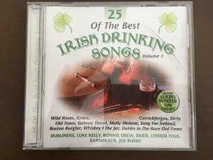 CD/25 Of The Best Irish Drinking Songs Volume 1/【J21】 /中古