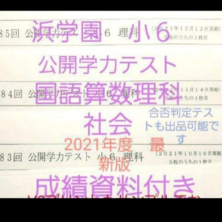 2023年最新】ヤフオク! -浜学園 公開テスト 社会(中学受験)の中古品