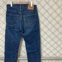 80s Levi's 501 リーバイス 84年製 USA製 524 赤耳後モデル 内股シングル デニムパンツ ジーンズ 32×36_画像2