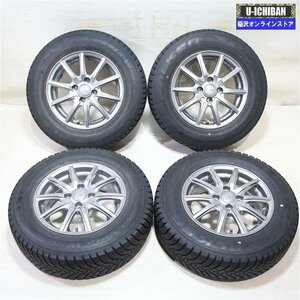 185/70R14 K10 アクア E12 ノート MAZDA2 等 シビラ 5.5-14+42 4H100 ファルケン ウインターエース 14インチ スタッドレス 4本セット 009k