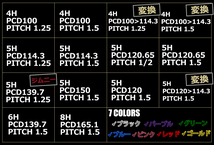 ワイドトレッドスペーサー 4H 2枚組 PCD100-1.25 76mm 緑　ワイトレ_画像5