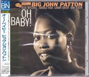 ☆BIG JOHN PATTON(ビッグ・ジョン・パットン)/Oh Baby!◆65年発表の超大名盤◇激レアな95年の国内盤＆高音質盤仕様＆貴重な未開封新品★