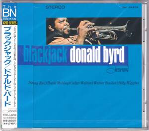 ☆DONALD BYRD(ドナルド・バード)/Blackjack◆67年録音の超大名盤◇激レアな97年の国内盤＆高音質RVG仕様の貴重な『未開封の新品』★