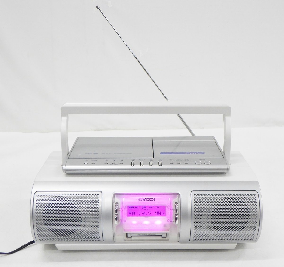 希少 Victor ビクター RC-MD77 CD MDラジカセ ラジオ オーディオ機器
