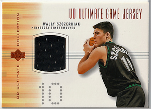 00-01 UD ULTIMATE COLLECTION【WALLY SZCZERBIAK】#WS-J UD ULTIMATE GAME JERSEY