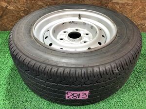 トヨタ純正 14.5inch 6.75j × BRIDGESTONE 245/50R14.5 PCD139.7 6穴 ハイエース ジャストロー スーパーシングル