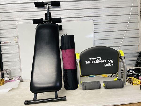 全国配送無料!エクササイズ用品 3点セット ダイエット 健康器具 ワンダーコア
