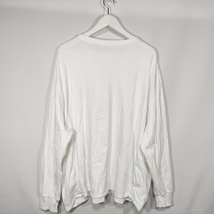 エプノック epnok Tシャツ ロンTカットソー ビッグシルエット 指穴 長袖 L ホワイト メンズ 中古 /DP_画像5