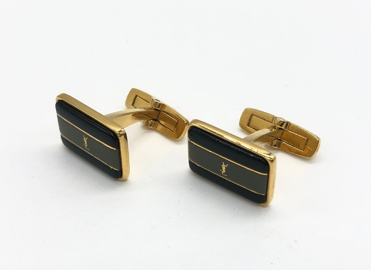 サンローラン SAINT LAURENT タッセル ピアス メタル ゴールドトーン