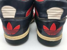 ■【YS-1】 アディダス adidas スニーカー ■ 赤 × 白 × 紺系 23,5cm ハイカット 【同梱可能商品】K■_画像2