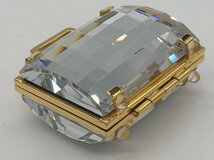 ■【YS-1】スワロフスキー Swarovski フォトフレーム ■ スーツケース型 写真入れ ミニサイズ クリスタル 3,6cm×3,5cm【同梱可能商品】K_画像3