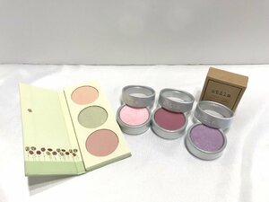 ■【YS-1】 スティラ stila アイシャドウ 4点セット まとめ ■ 3パン ブック シングル コンパクト パープル系 ピンク系 【同梱可能商品】D