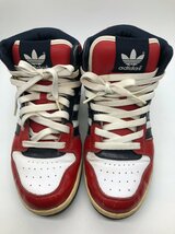 ■【YS-1】 アディダス adidas スニーカー ■ 赤 × 白 × 紺系 23,5cm ハイカット 【同梱可能商品】K■_画像6