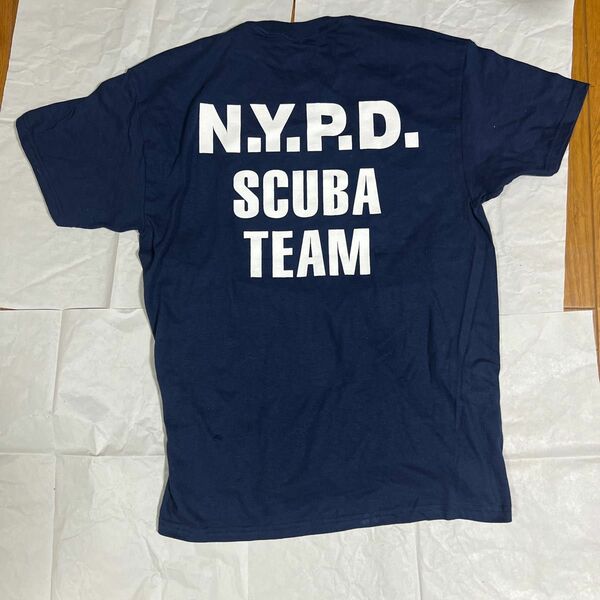USA製 ニューヨーク市警察ロゴTシャツ