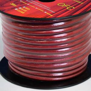  new goods special price /4 gauge display power cable OFC reel volume 36m sale / prompt decision have *