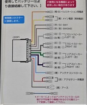 送料無料、未使用・スズキ・20Pステアリングリモコン車用・オ－ディオ用配線KIT-_画像5