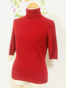  unused translation have UNITED COLORS OF BENETTON Benetton ta-toru neck half .. red size S Italy made 