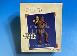 * last 1*20 year front 2004 year out of print * Chewbacca & C-3PO*Hallmark many kind . exhibiting * Star Wars not yet sale in Japan / new goods unused 