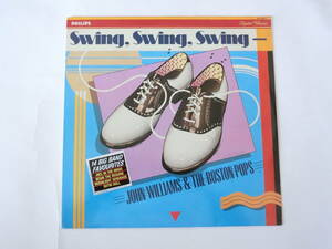 ジョン・ウィリアムス ボストン・ポップス LPレコード Swing Swing Swing オランダ盤 412626-1 John Williams, Boston Pops Orchestra