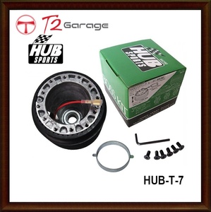 T2GARAGE レーシングステアリングホイールホイールハブアダプターボスキットトヨタ汎用品★ハブT7