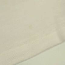 【中古】アシックス ジェレンク ランニングシャツ M ホワイト x オレンジ ユニセックス ジャージ レトロ タンクトップ_画像8