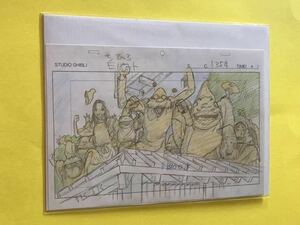 千と千尋の神隠し　スタジオジブリレイアウト展 切抜　検) ジブリ　ポスター　ポストカード　原画　セル画　宮崎駿　みやざきはやお　206