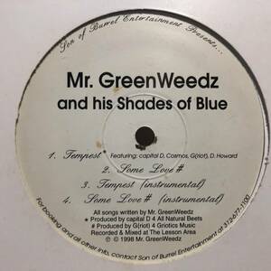 Mr.Greenweedz And His Shades Of Blue Tempest 1998 90s アングラ 試聴可