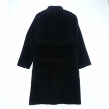 美品◆マックスマーラ ガウンコート アルパカ レディース 42 黒 Max Mara【AFA14】_画像3