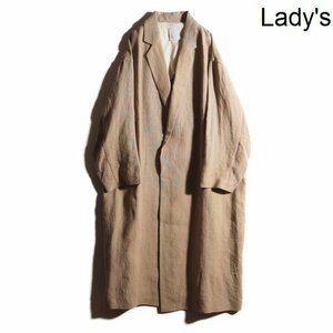 K3570P VHAVEL studio is -veru Studio a Pal tomon buy V new goods 22SS LI/SI TAILORED COATlinen silk coat beige spring summer rb mks