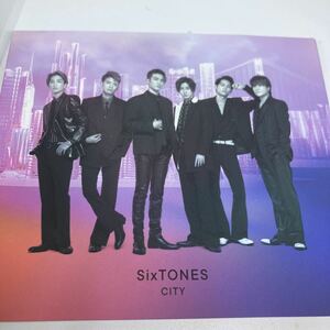 SixTONES CITY 初回仕様通常盤　アルバム