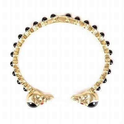 EVAE+MOB Skull Pearl Bangle Black ブレスレット