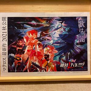 マクロスΔ 絶対LIVE macross 激情のワルキューレ 劇場版 チラシ フライヤー 約18.3×25.7cm Japanese version cinema Flyer animeの画像2