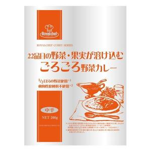 レトルトカレー UCC RCH/ロイヤルシェフ 業務用 22品目の野菜・果実が溶けこむごろごろ野菜カレー 中辛 200gｘ４食/送料無料メール便